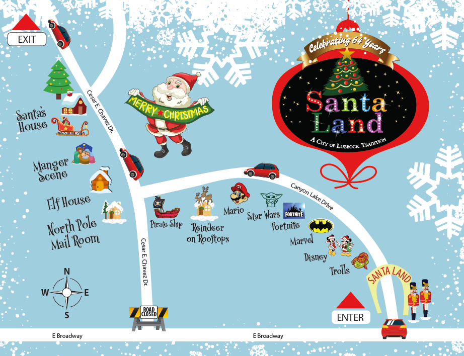 City of Lubbock News Drivethru Santa Land Opens December 10